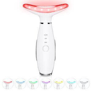 7 Color Neck Face Massager - Facial Massager Tool for Skin Care at Home, Vibrati